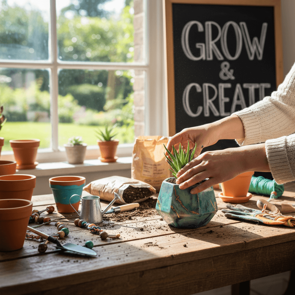 Beginner pot-a-plant